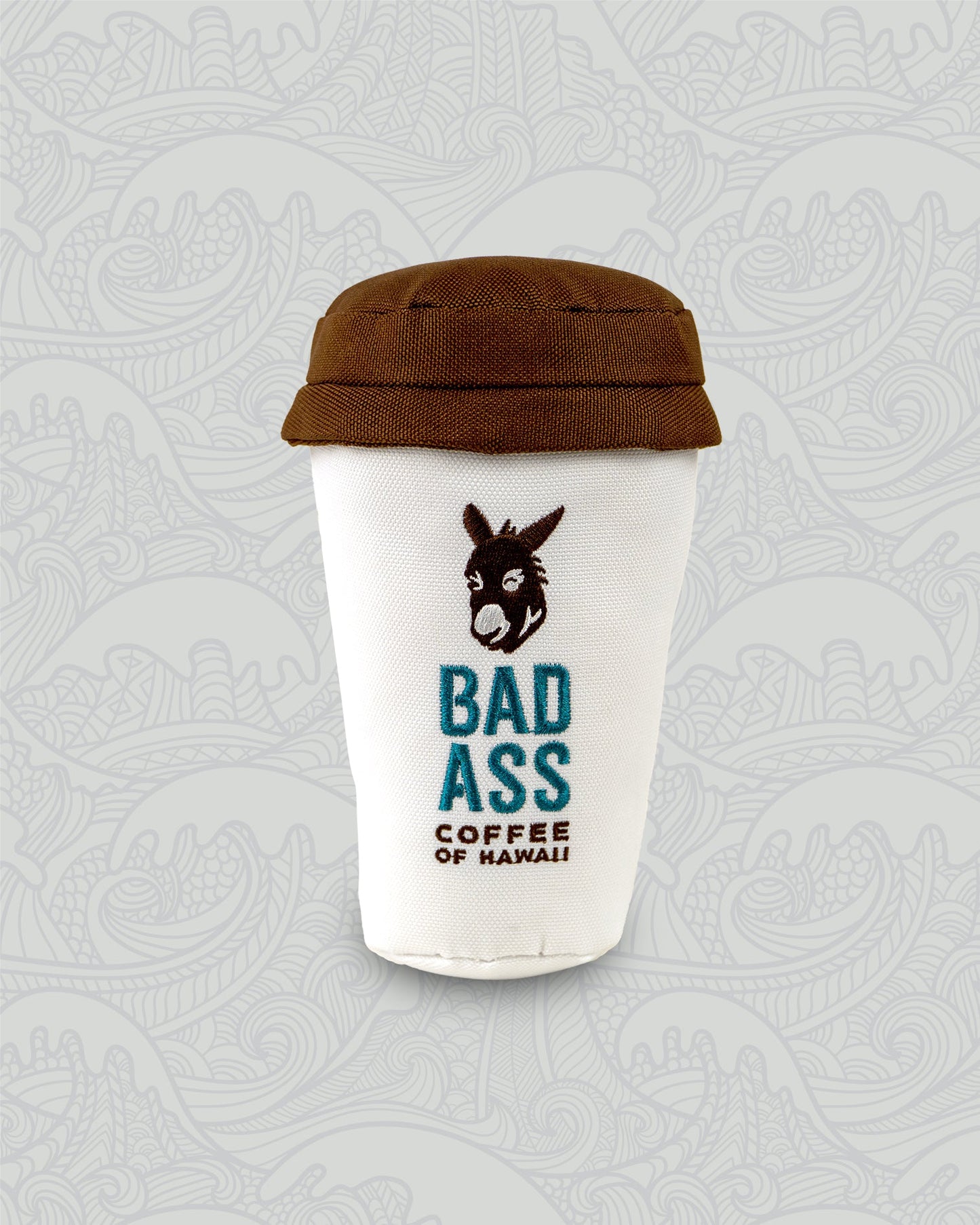 Dog Toy | Bad Ass Coffee of Hawaii Cup