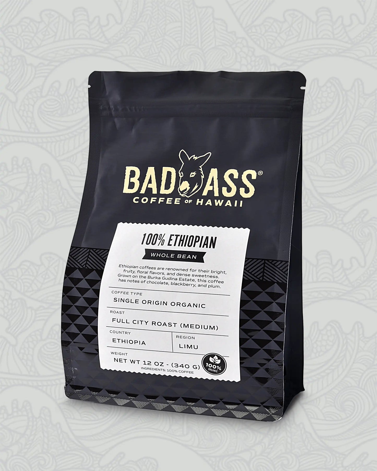 100% Certified Organic Ethiopian