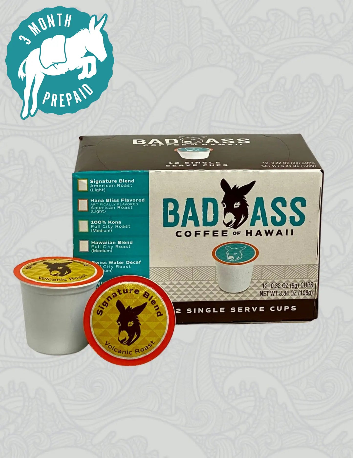 Single Serve Cups | Signature Blend Volcanic Roast 12-pack | 3 Month Subscription