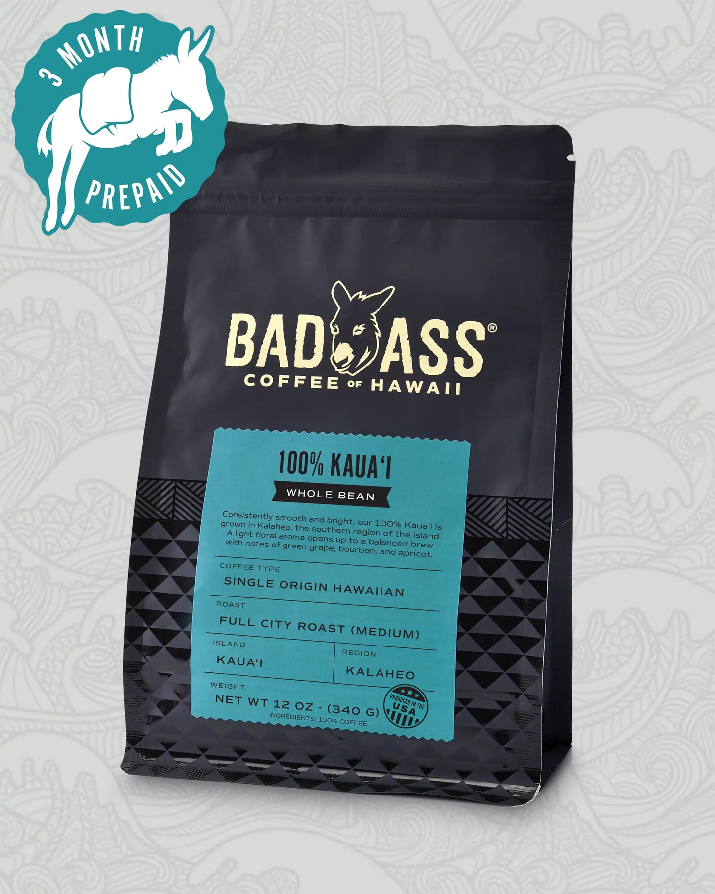 100% Kauai - Full City Roast | 3 Month Subscription
