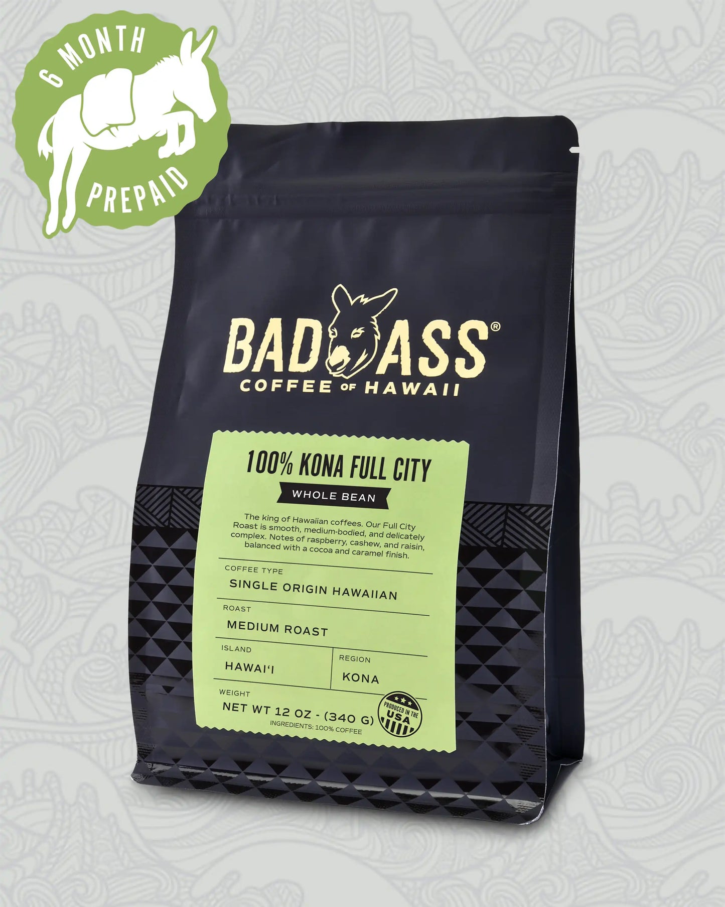 100% Kona Full City Roast | 6 Month Subscription