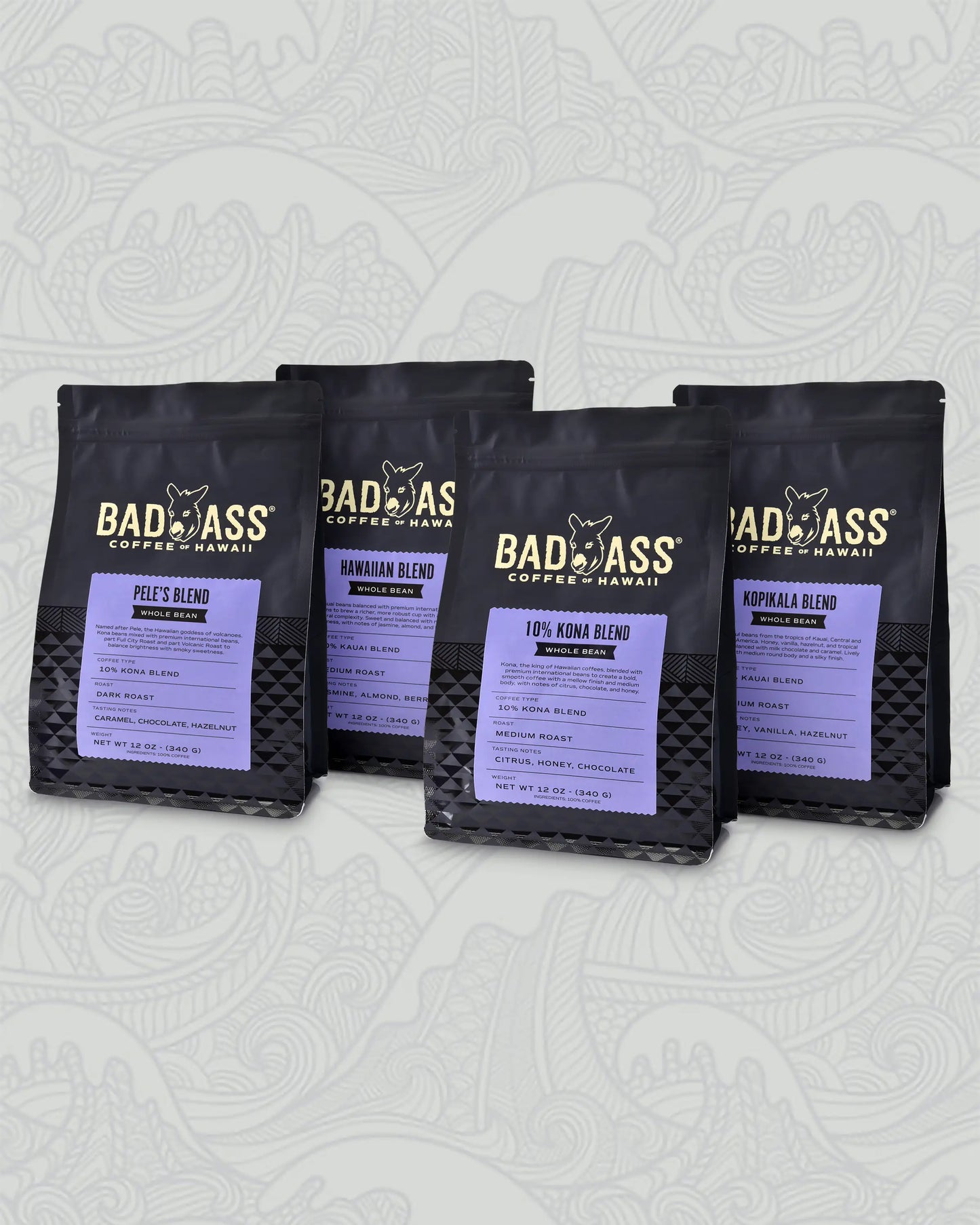 Hawaiian Blends Bundle | 10% Hawaiian, 10% Kona, Pele's & Kopikala Blend