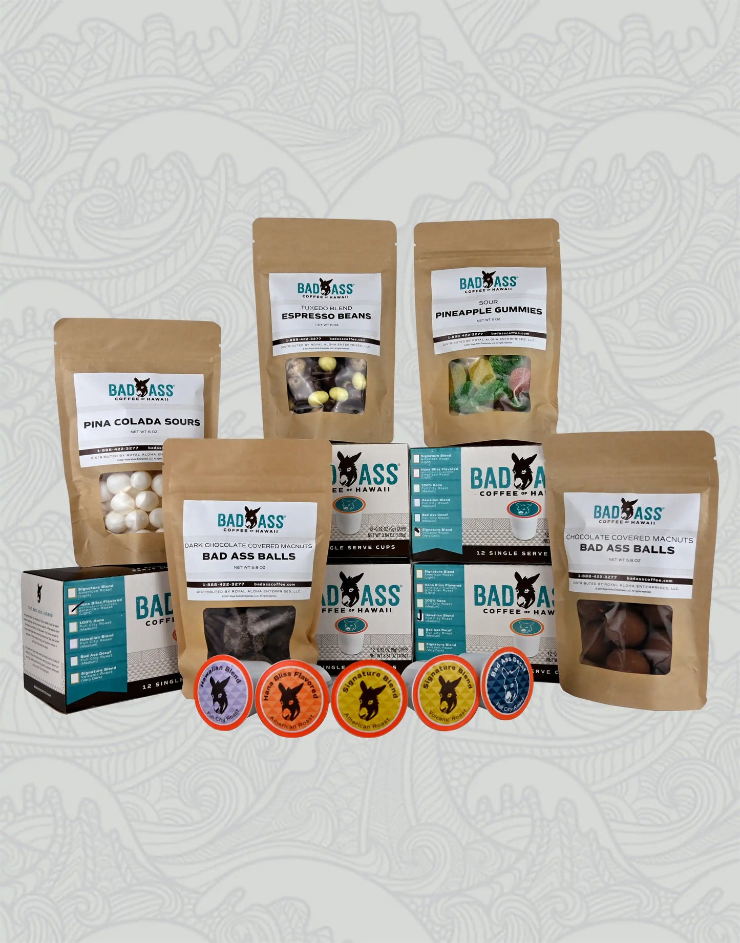 Ohana Bundle | Variety of Single Serve Cups & Candy