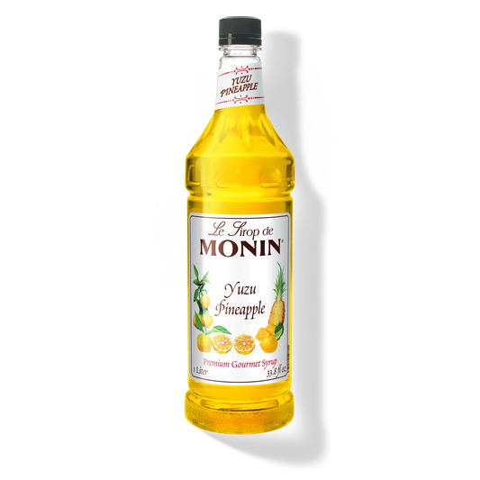 Monin Yuzu Pineapple Syrup | Case of 4 x 1L Bottle