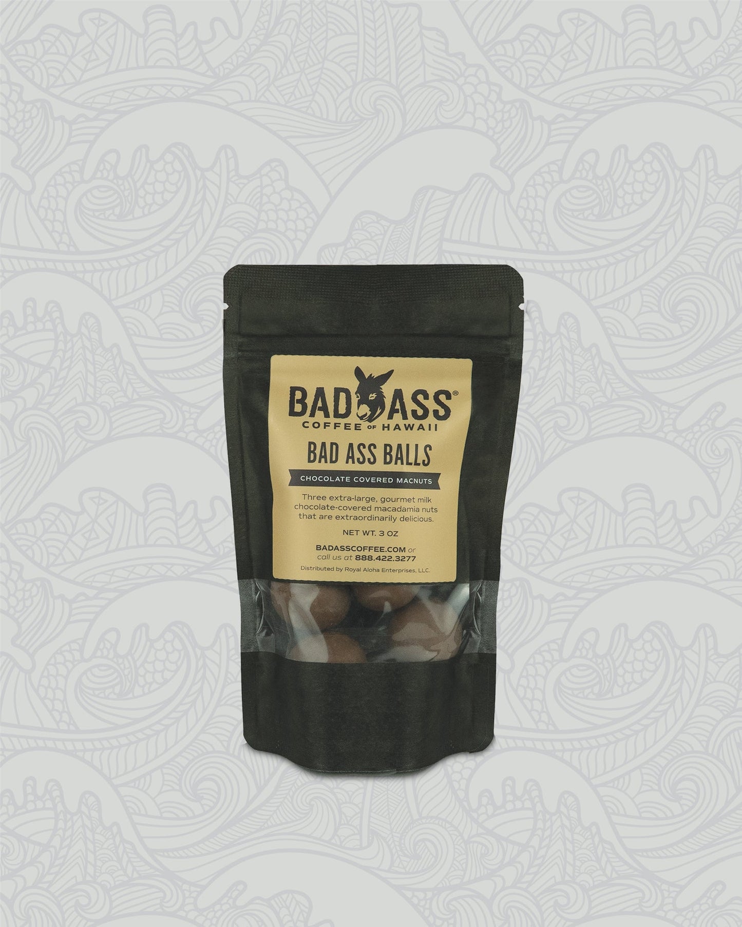 Bad Ass Balls | Milk Chocolate Covered Macadamia Nuts