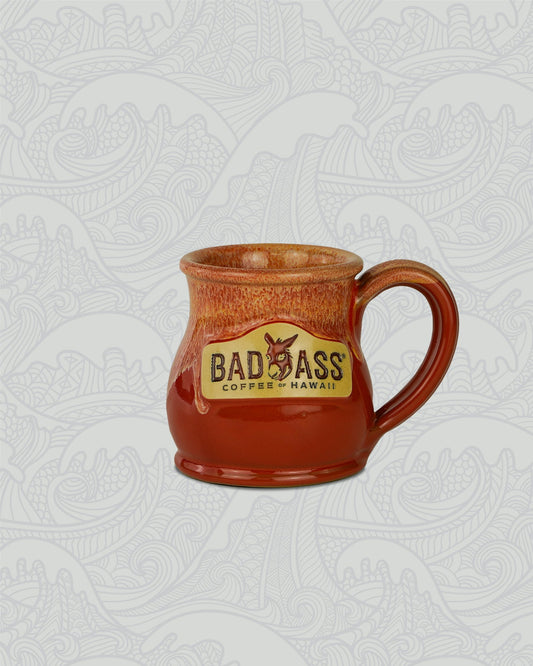 Beach Series Pottery Mug | 10-oz Round Belly