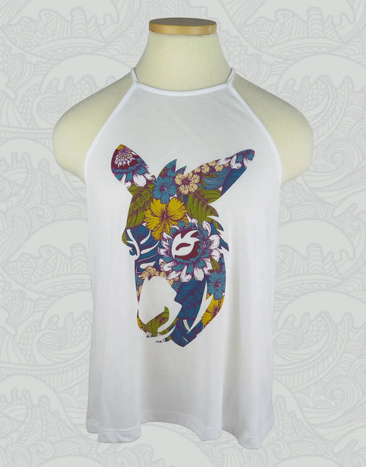 Floral Jack Ladies' Tank Top | High Neck Flowy