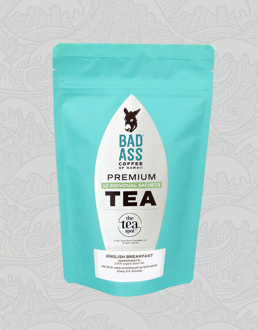 Premium Tea Sachets | Organic English Breakfast - 12 Pack