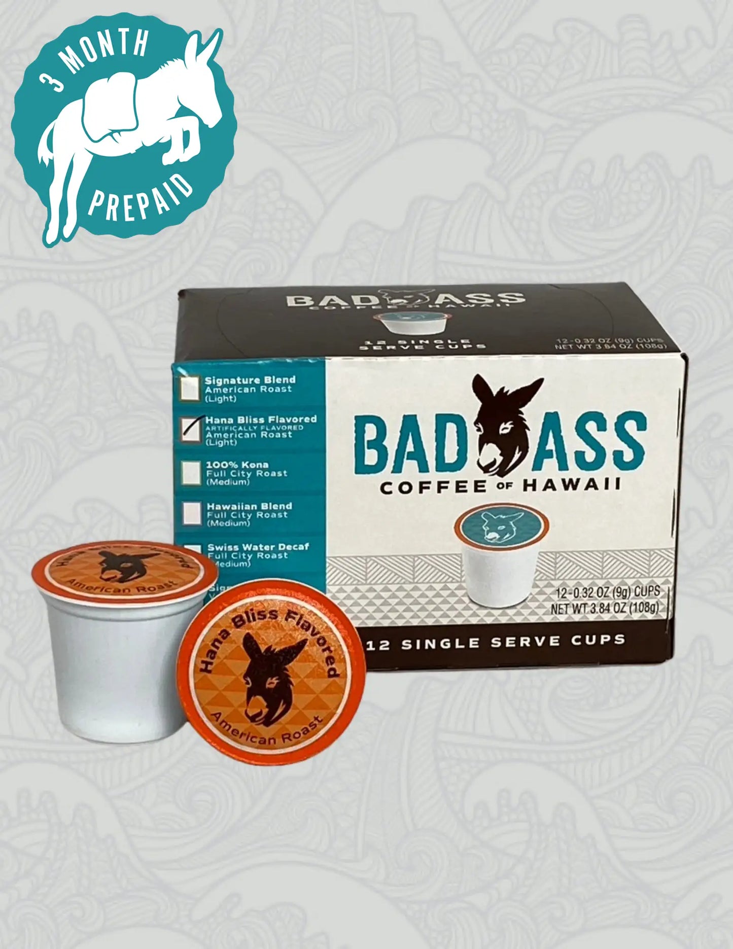 Single Serve Cups | Hana Bliss 12-pack | 3 Month Subscription