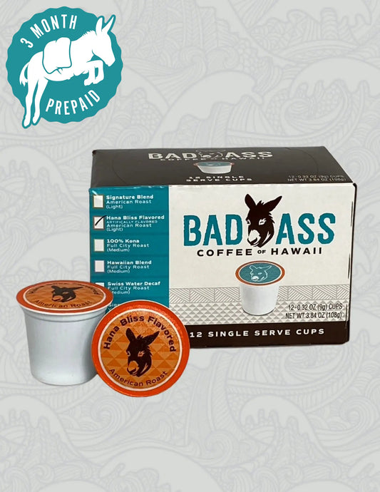 Single Serve Cups | Hana Bliss 12-pack | 3 Month Subscription