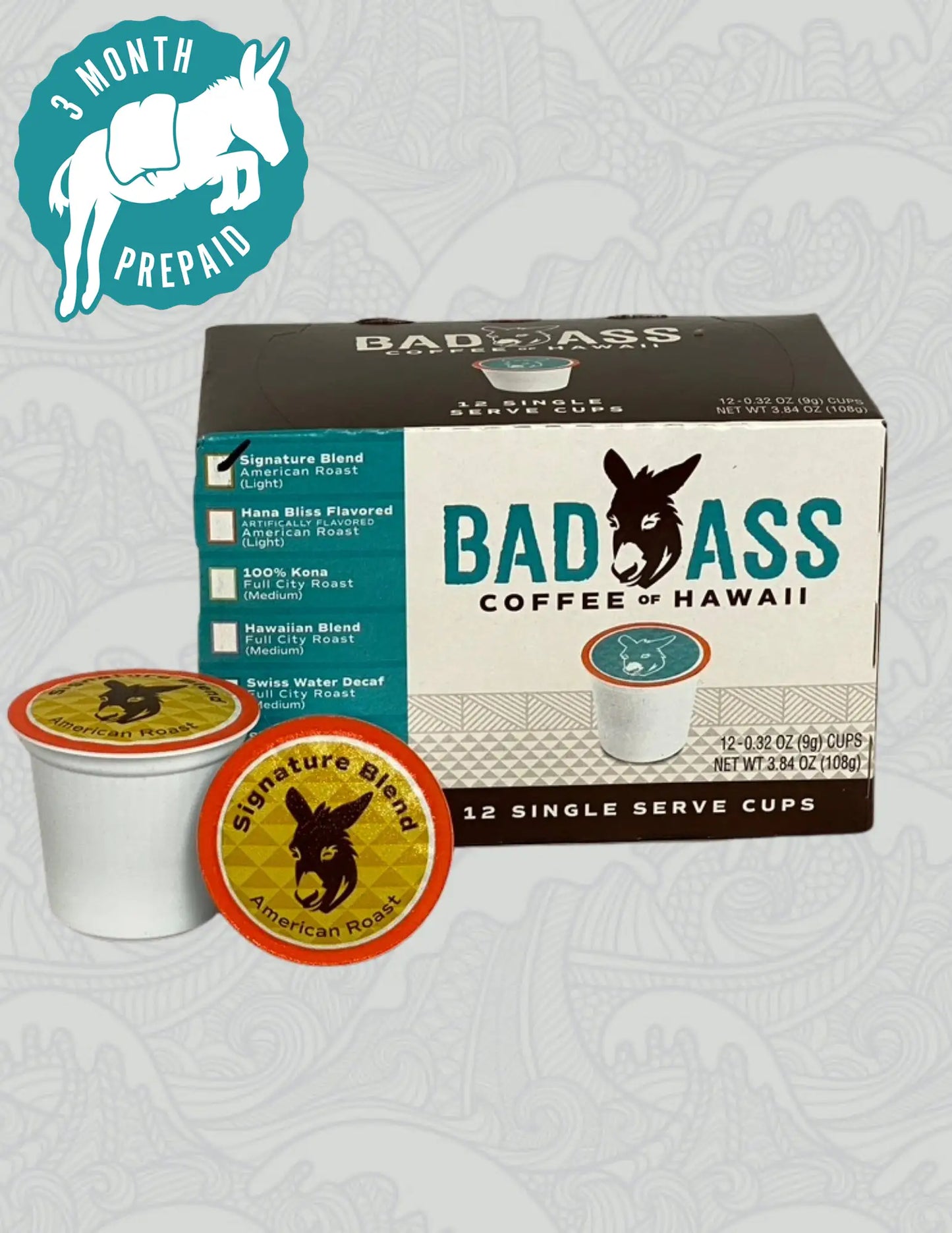 Single Serve Cups |  Signature Blend American Roast 12-pack | 3 Month Subscription