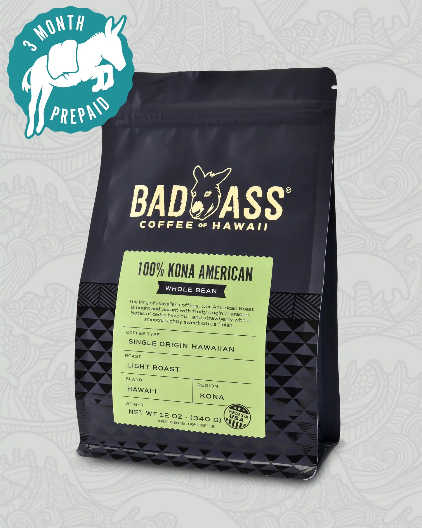 100% Kona American Roast | 3 Month Subscription