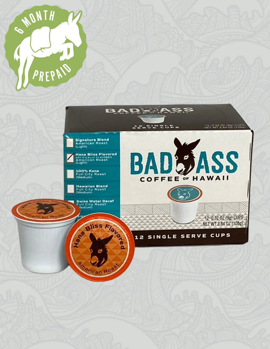 Single Serve Cups | Hana Bliss 12-pack | 6 Month Subscription