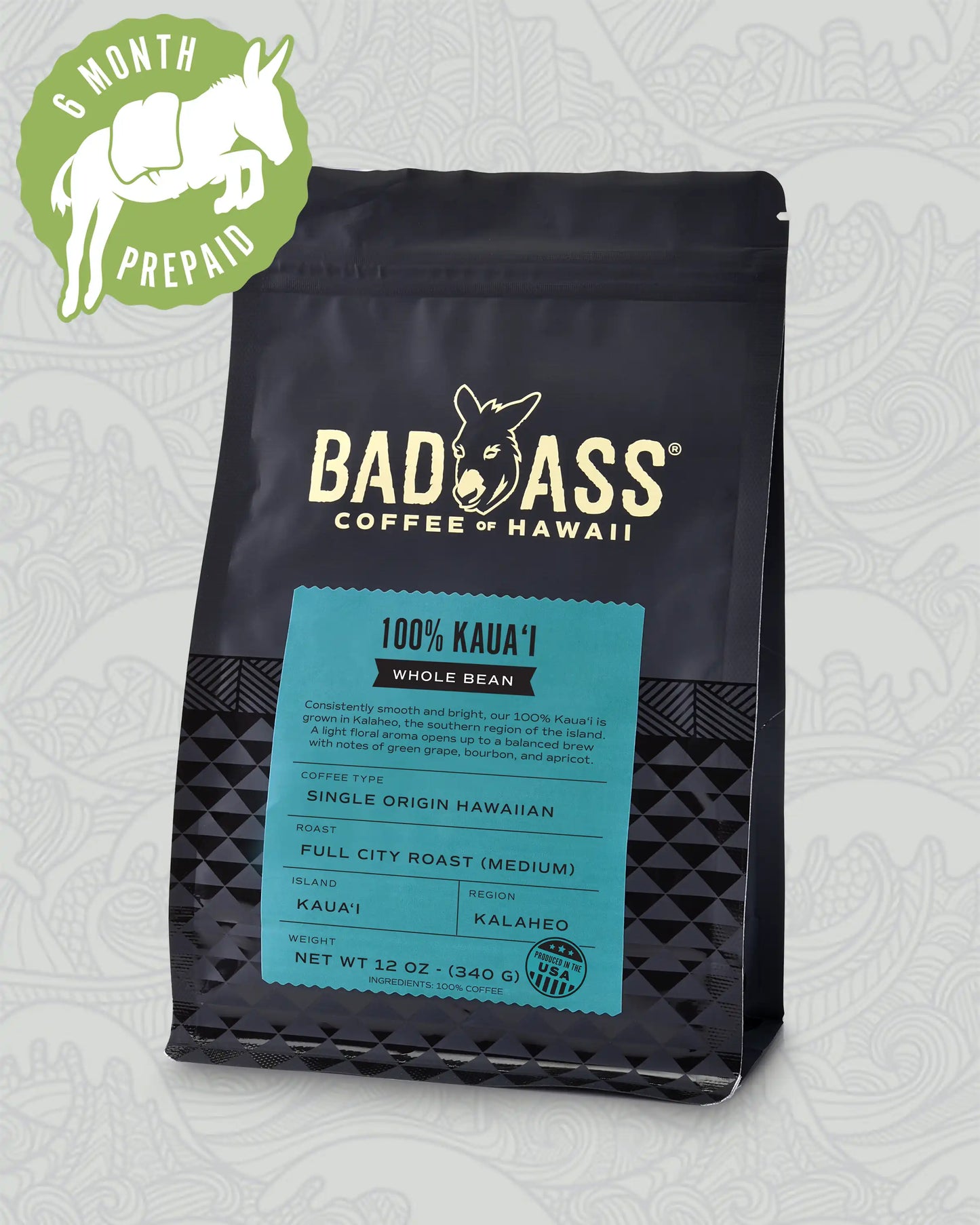 100% Kauai - Full City Roast | 6 Month Subscription
