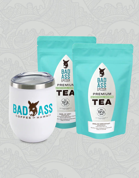 Black Tea Bundle | Earl of Grey, English Breakfast & CeCe Tumbler