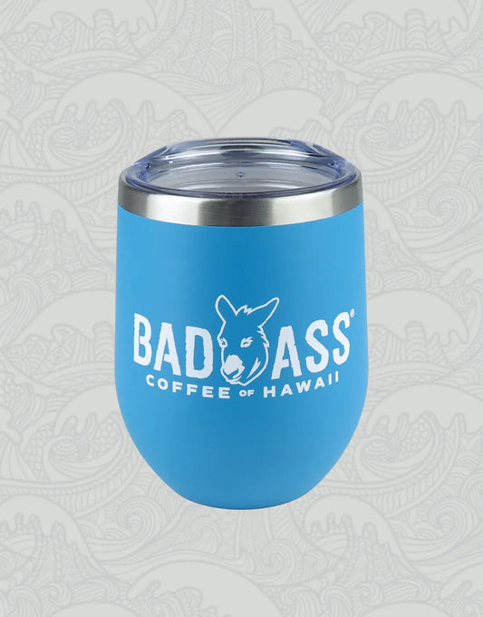 Dark Teal Bad Ass Coffee of Hawaii CeCe 12 oz. Travel Tumbler