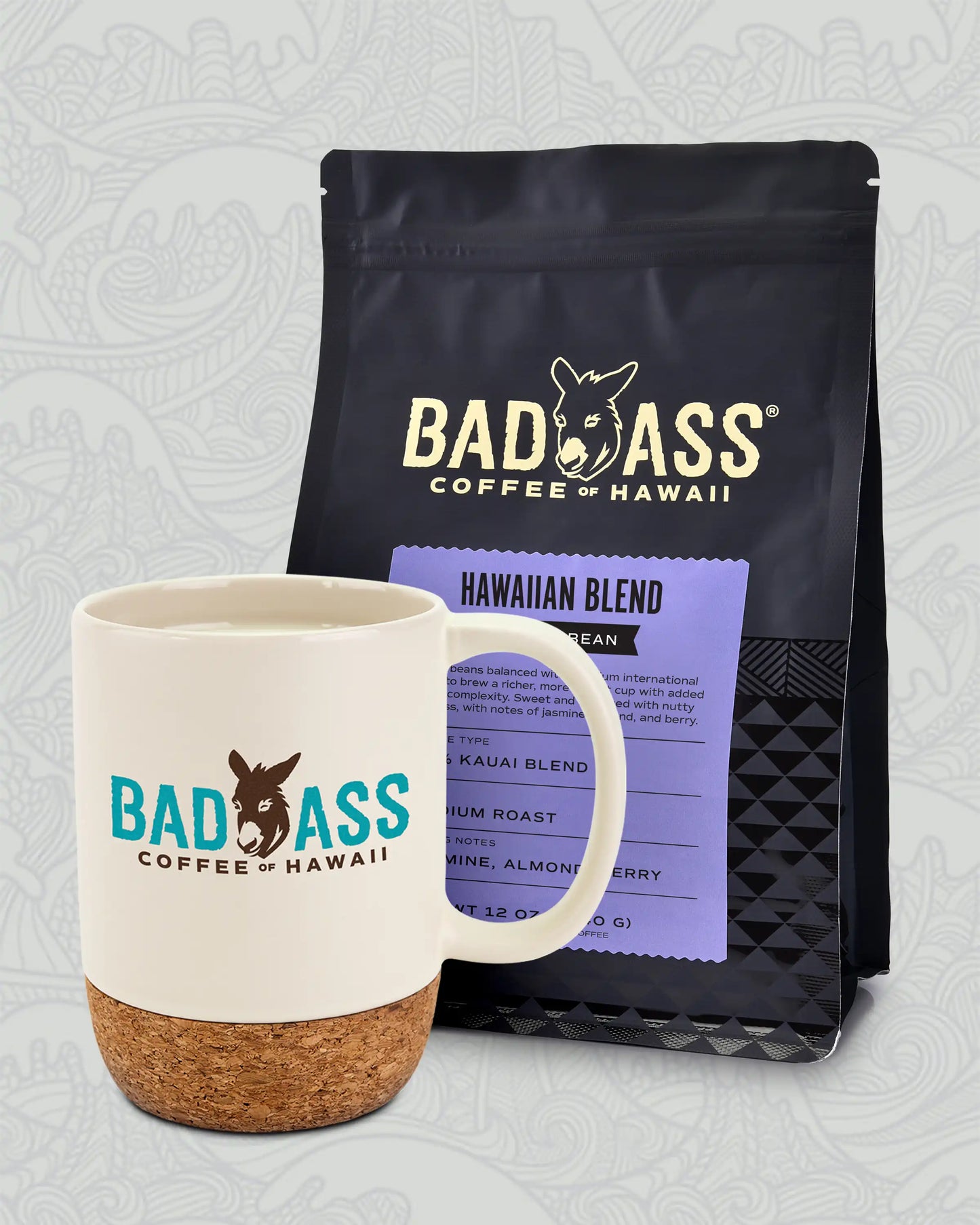 Hawaiian Mug Bundle | Hawaiian Blend & Cork Bottom Mug