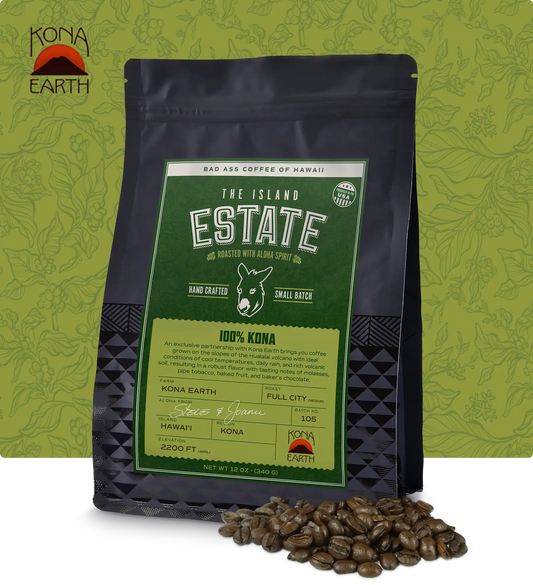 Island Estate 100% Kona Earth | 12oz Whole Bean