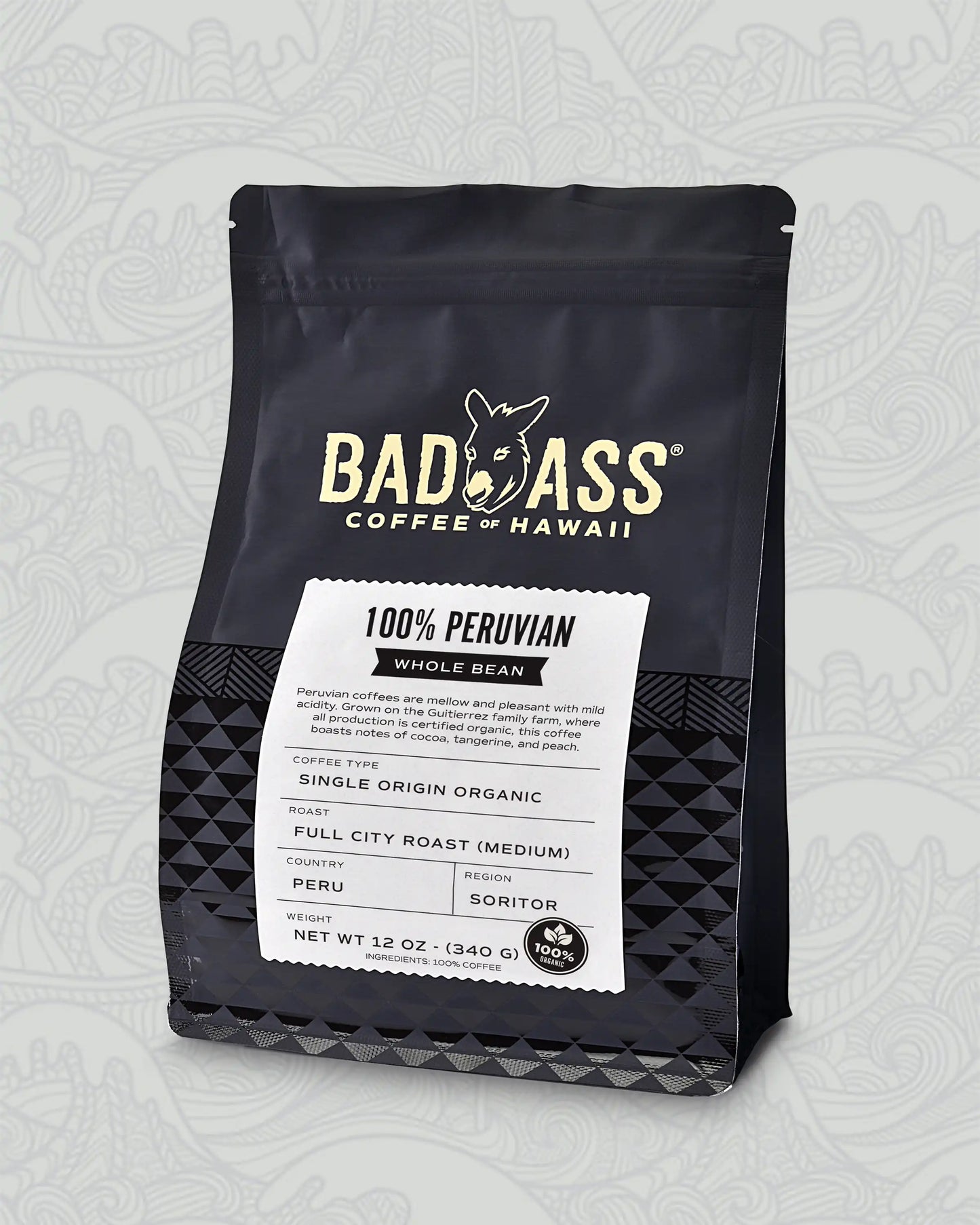 100% Certified Organic Peruvian